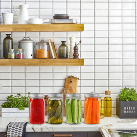 Miuyhji kitchen jars double as decor and giftable containers.