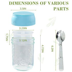 Miuyhji wide-mouth jars are easy to fill and clean