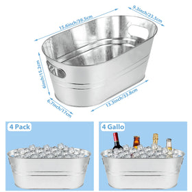 MIVIDE 3.3-gallon capacity ice bucket ready for bottles and drinks.