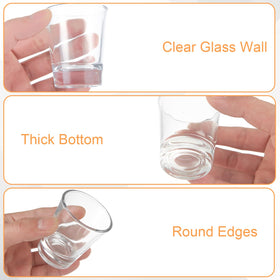 MIVIDE shot glasses are dishwasher-safe for easy cleanup.