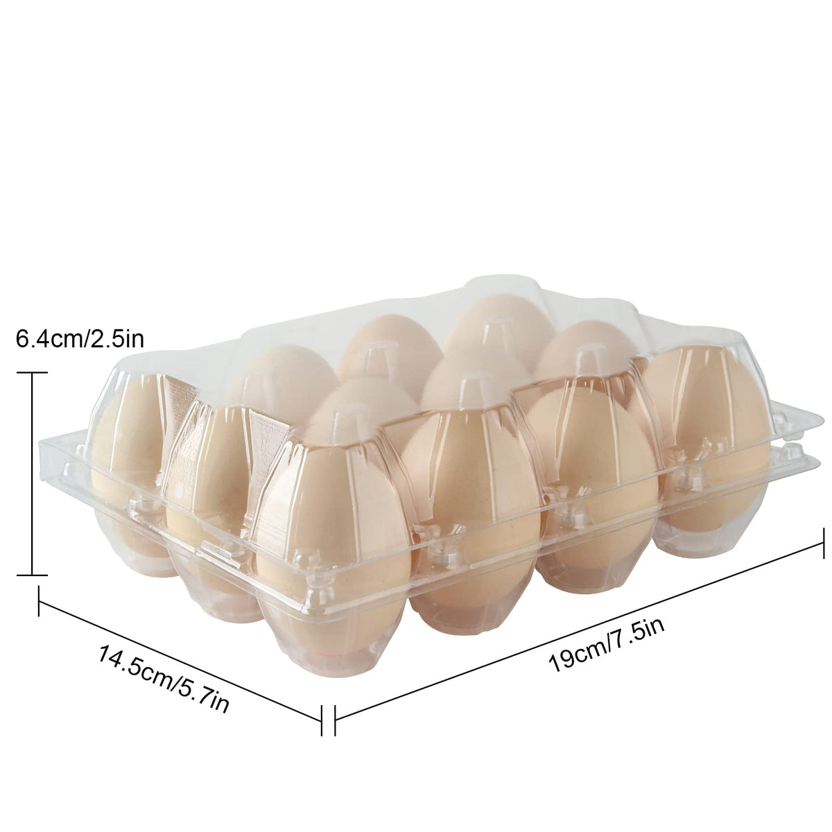 MIVIDE egg tray in refrigerator helps keep eggs organized and fresh