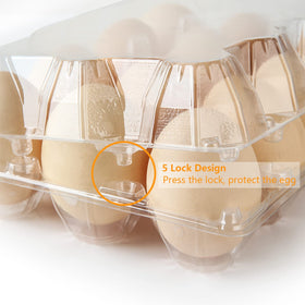 MIVIDE carton with strong buckles protects eggs during transport