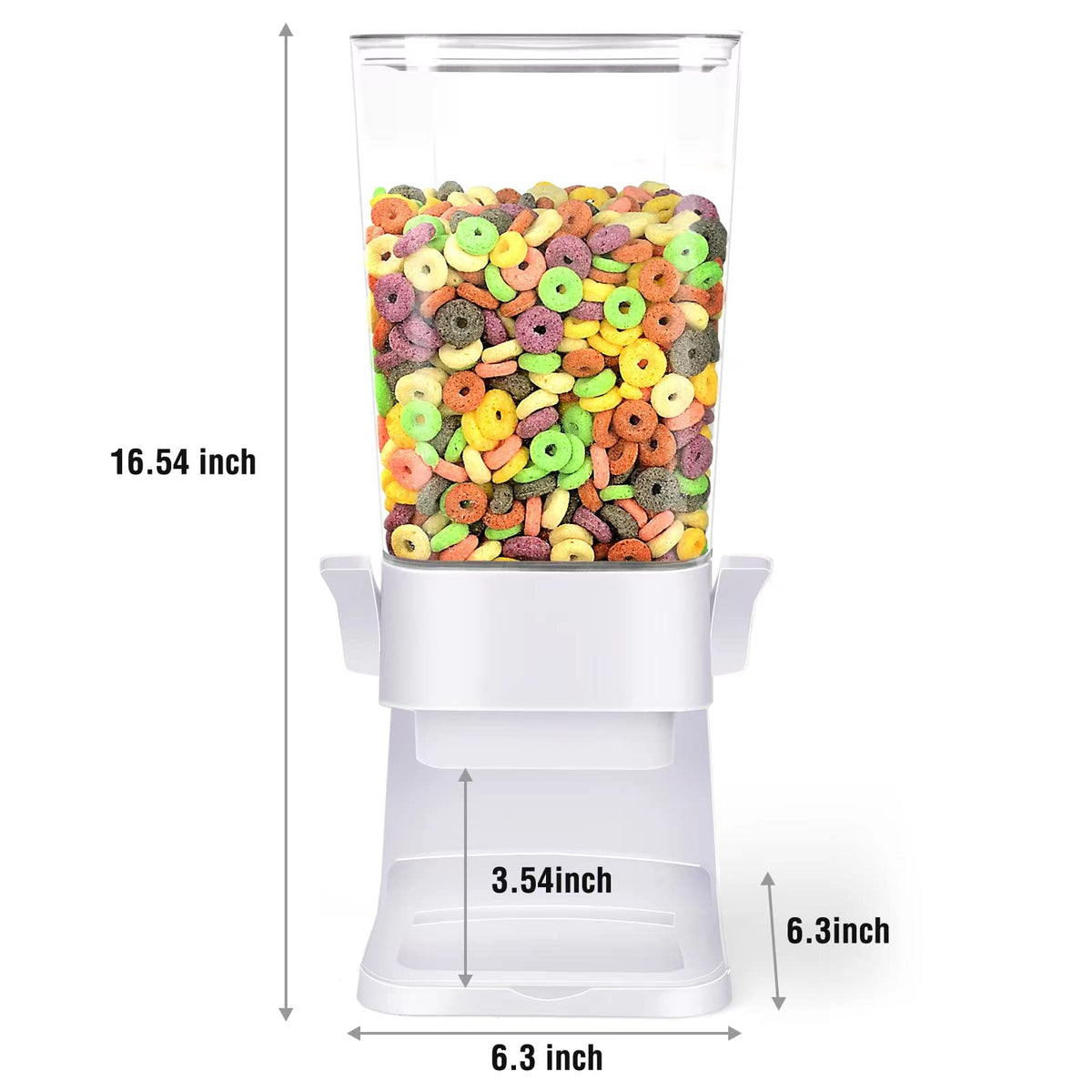 Mivvosakuki spring-loaded lever dispenser demonstrated for simple portions