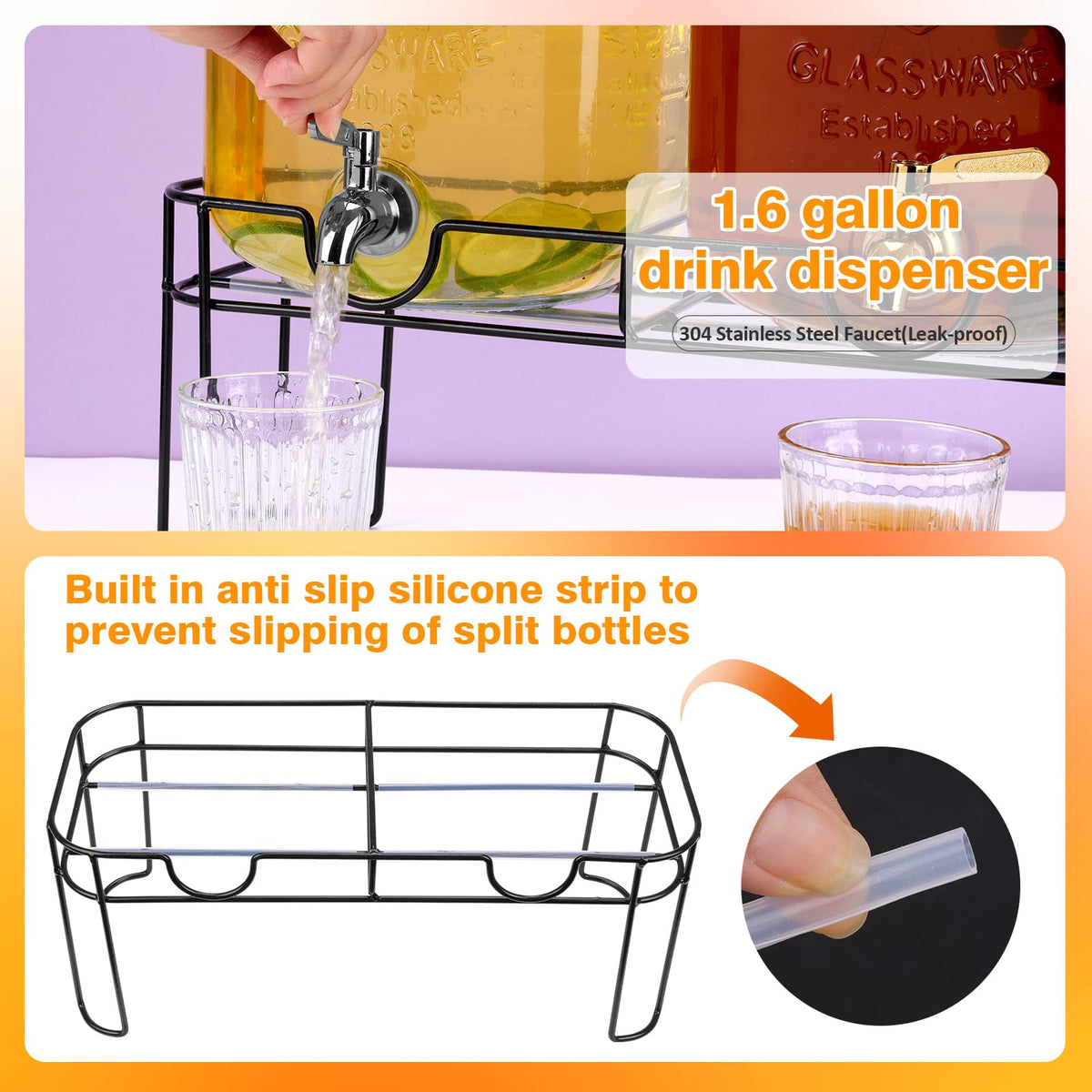 MIWUYI fruit infuser included for flavorful beverages