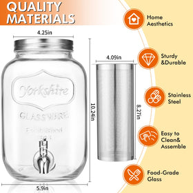MIWUYI stainless steel mesh filter for clear brews
