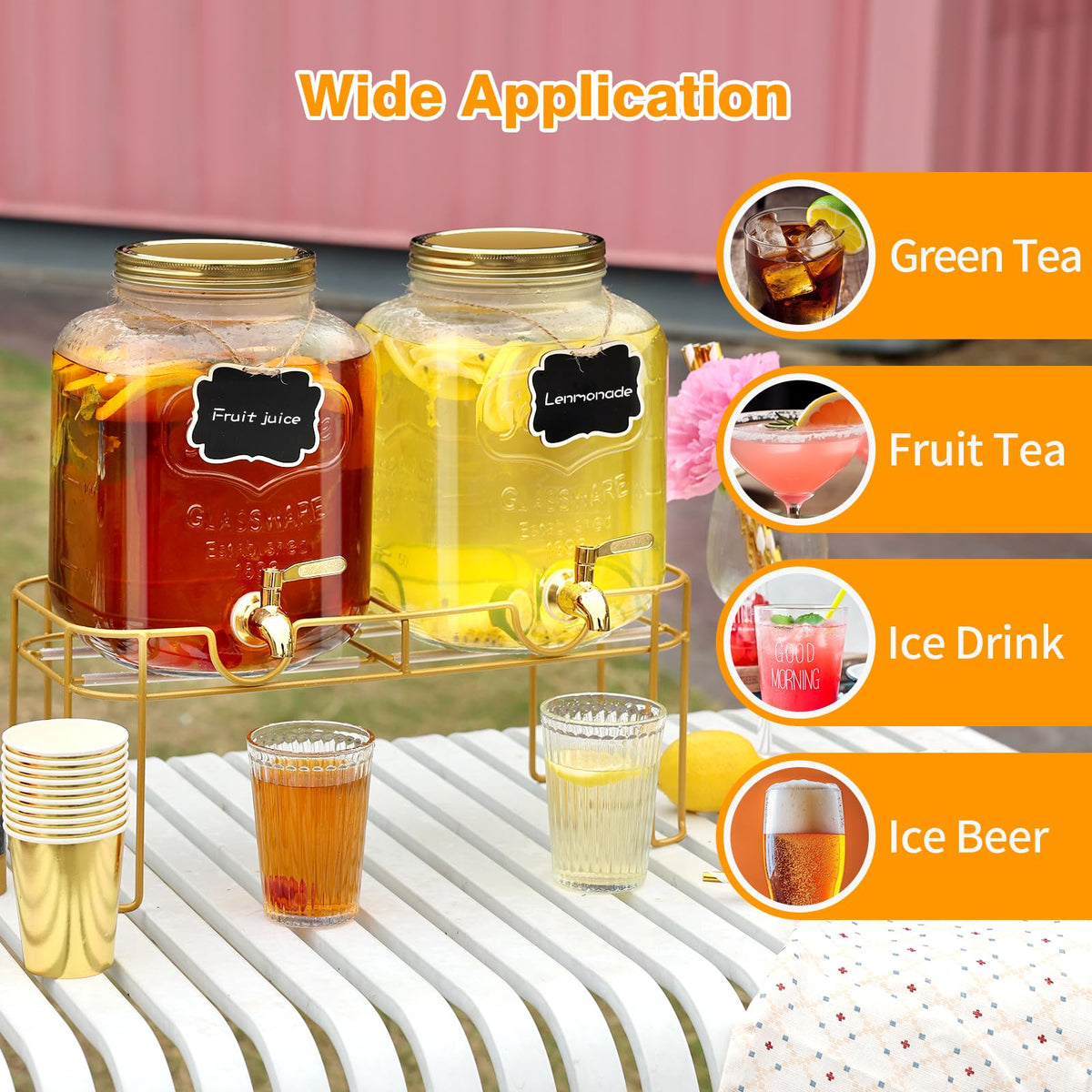 Two-pack set for larger gatherings and variety.