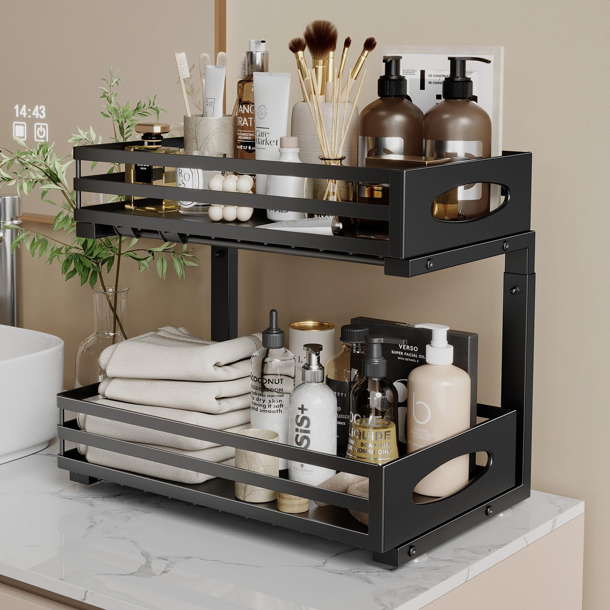 Mixeshop large-capacity storage for kitchen and bathroom spaces