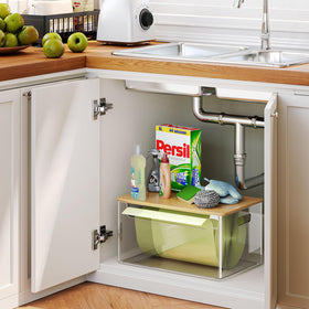 MIXISAV large-capacity holder stores up to 110 bags for busy homes.
