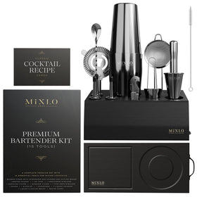 MIXLO HOME gun metal tools offer contemporary bartending aesthetic