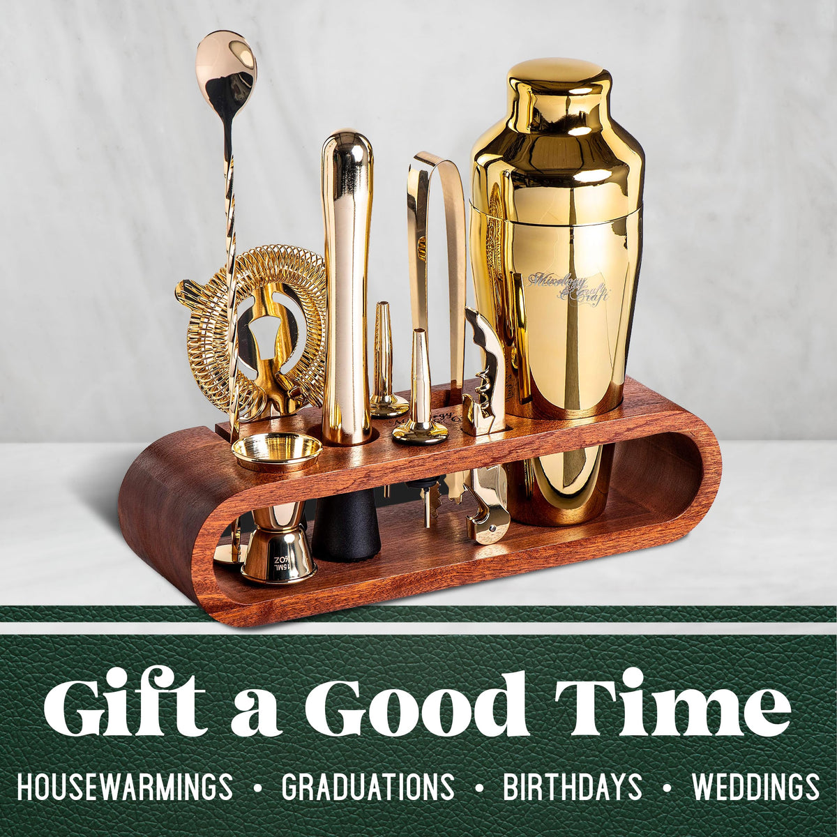 Mixology & Craft bar spoon aids versatile stirring and layering.