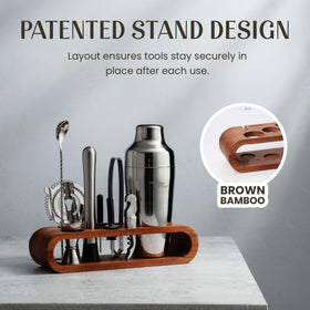 Mixology & Craft Hawthorne strainer ensures smooth, drip-free pours.