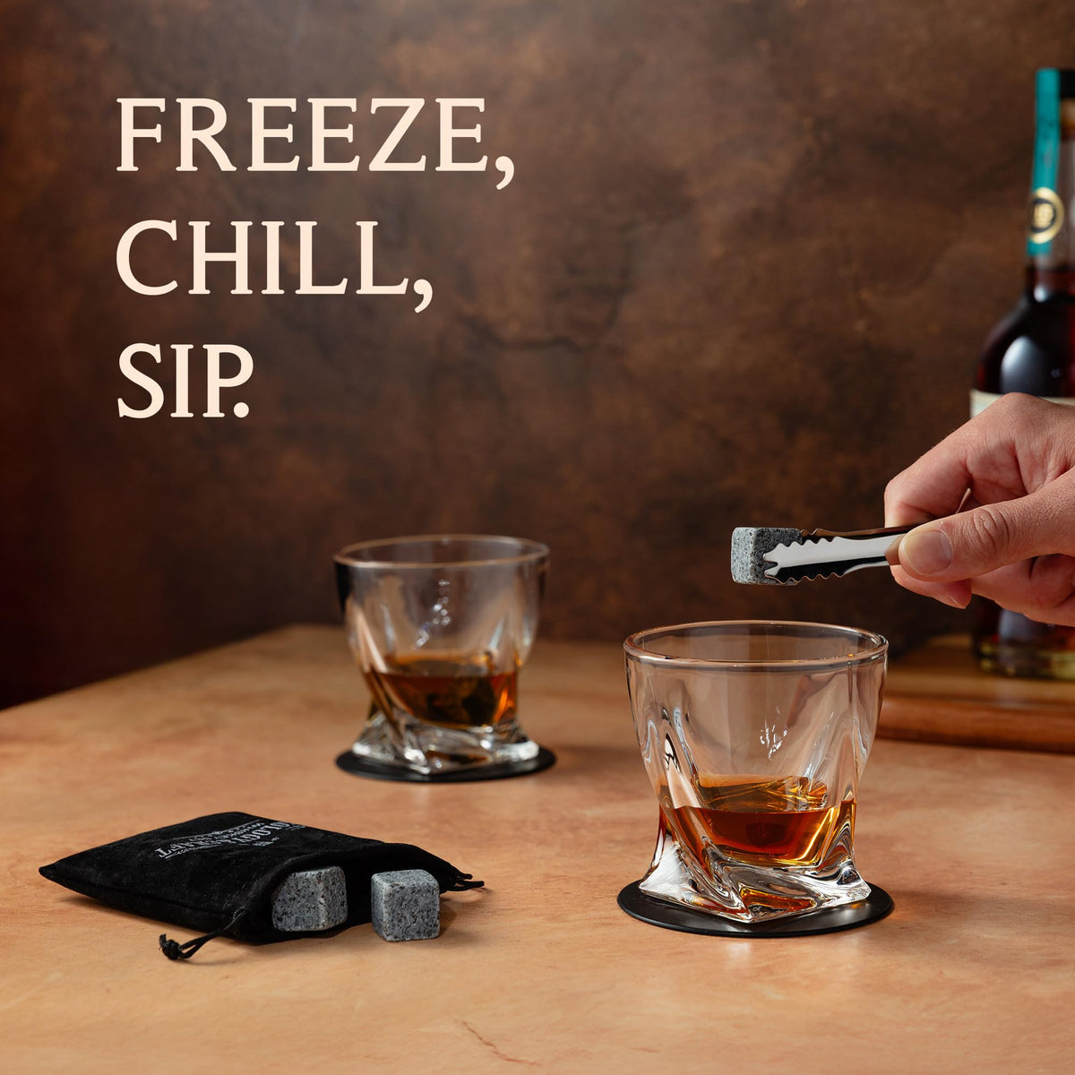Mixology & Craft two coasters protect surfaces during drinks
