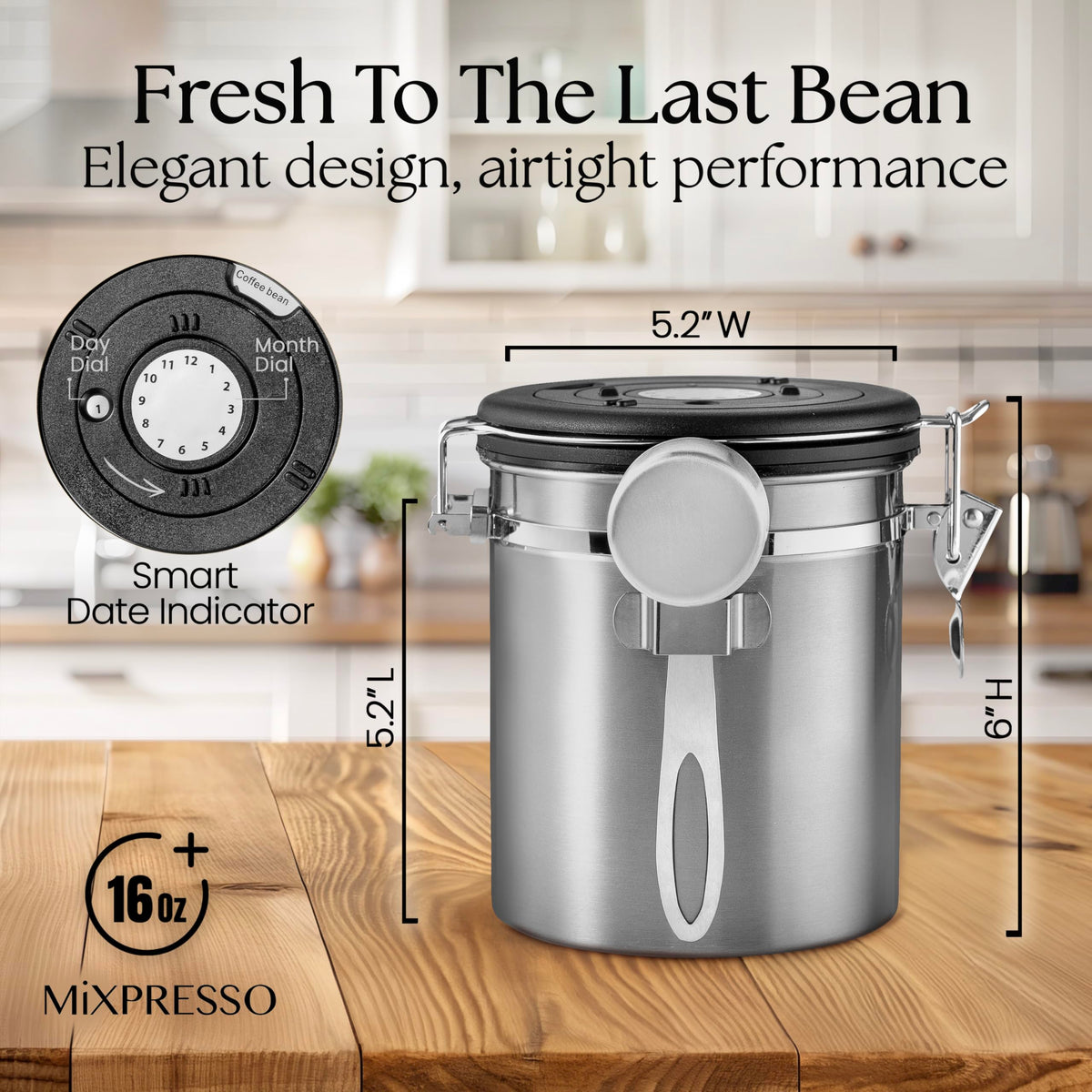Mixpresso canister showing CO2 valve that maintains aroma
