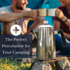 Mixpresso compact camping coffee pot fits in small packs
