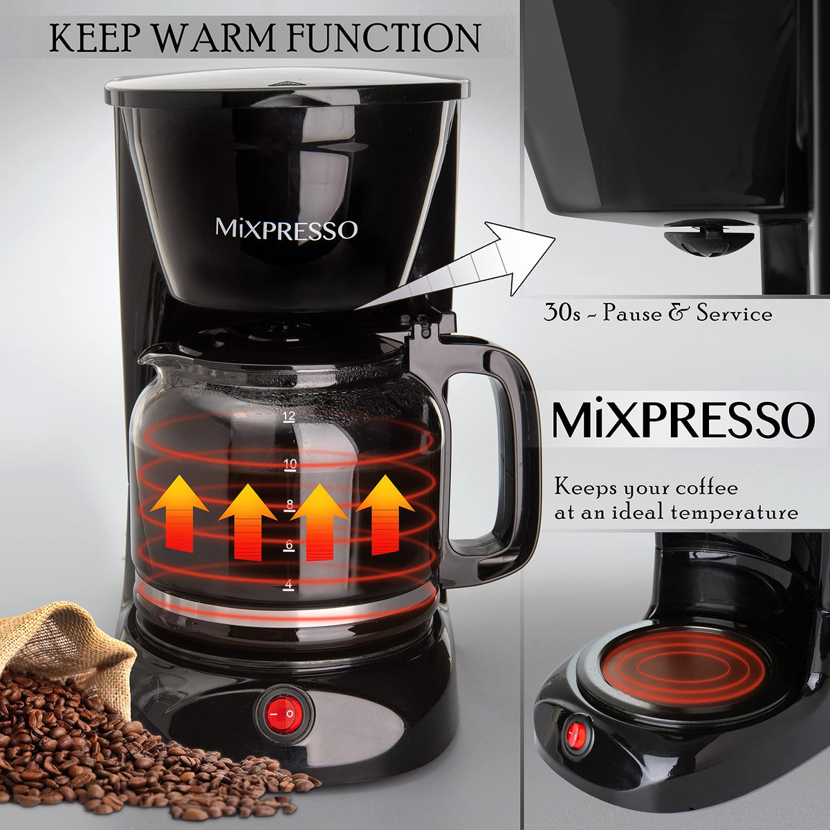 Mixpresso compact durable design fits small spaces while delivering full flavor.