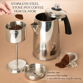 Mixpresso cool-touch handle keeps hands safe during pouring