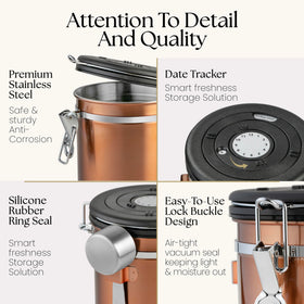 Mixpresso date tracker lid in action helping plan storage date.