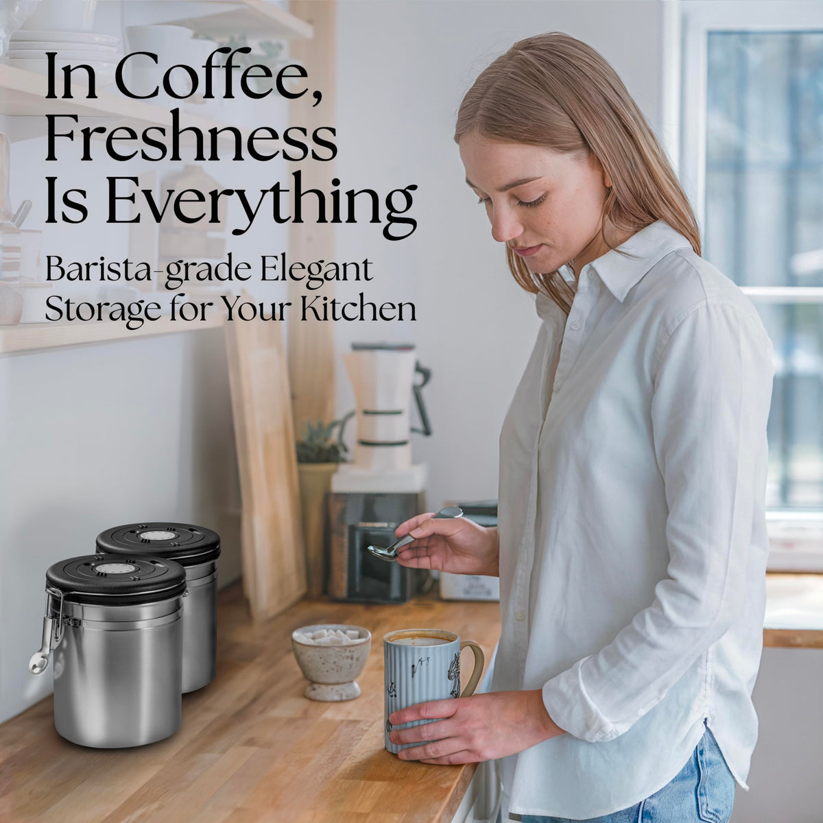 Mixpresso countertop-friendly design fits in small kitchens