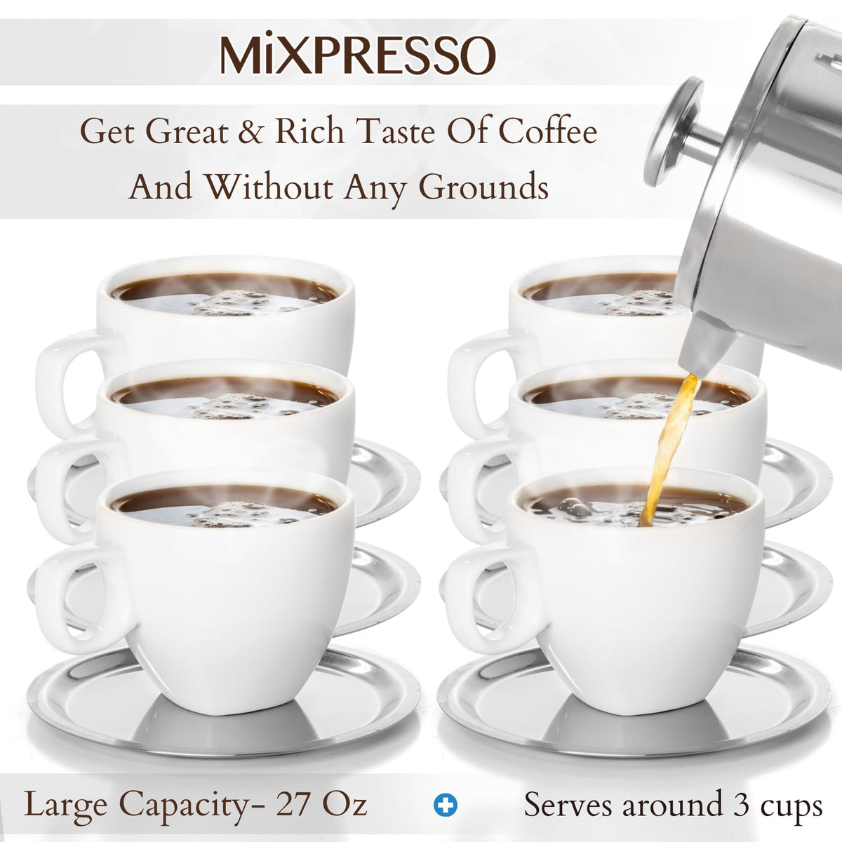 Mixpresso easy-clean design simplifies disassembly and cleaning