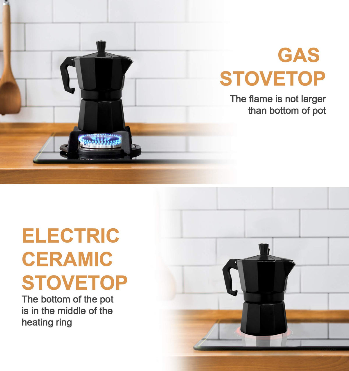 Mixpresso filter funnel area simplifies loading ground coffee.