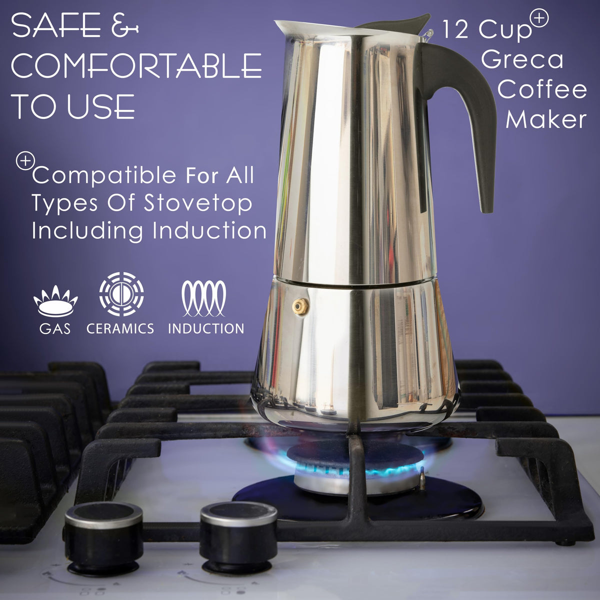 Mixpresso Greca espresso cups setup illustrates demitasse servings.
