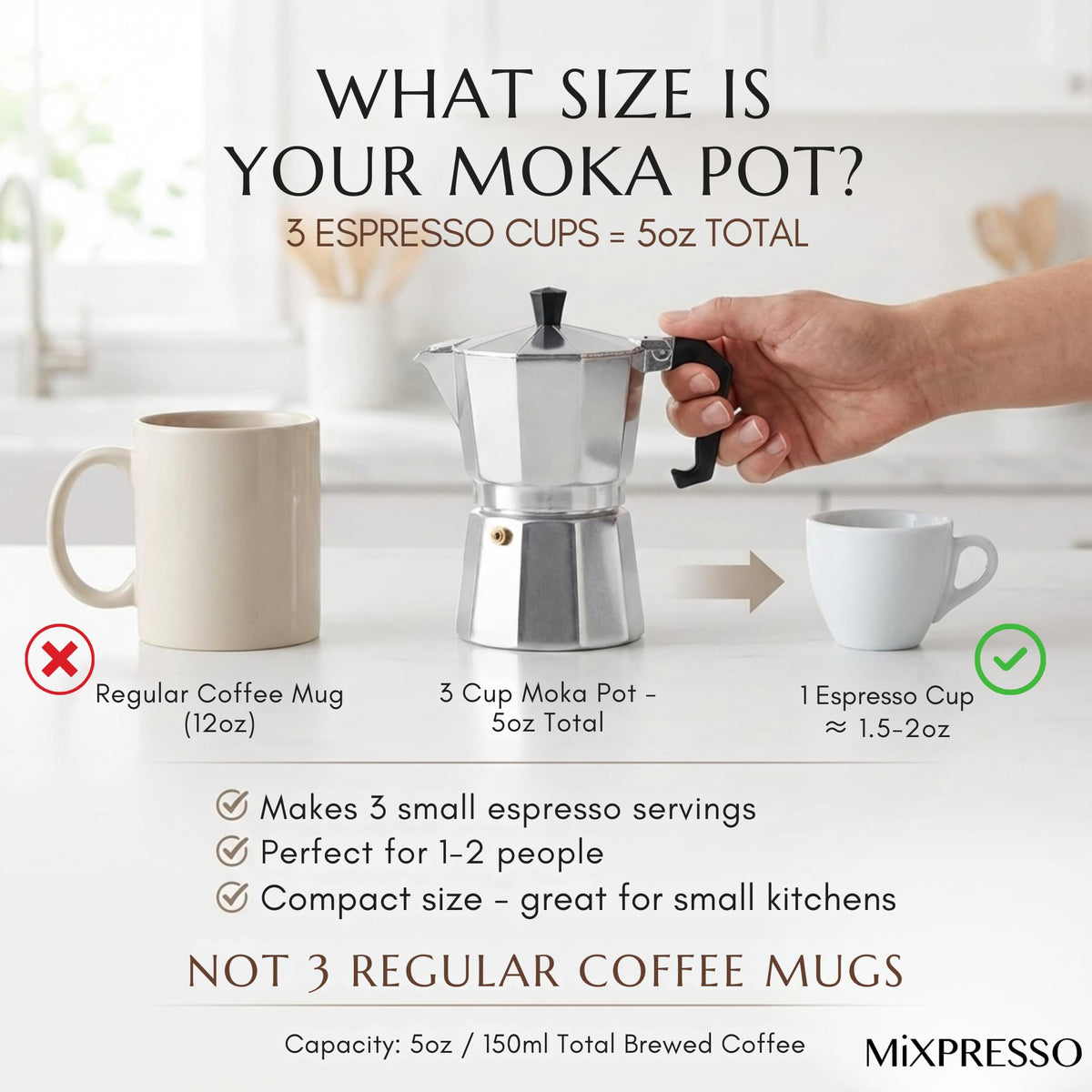 Mixpresso Moka Pot assembly shows simple setup for flavorful coffee.