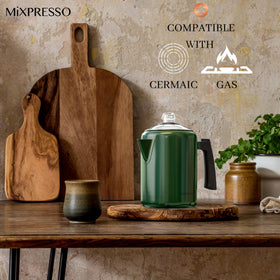 Mixpresso dishwasher-safe body eases post-coffee cleanup.