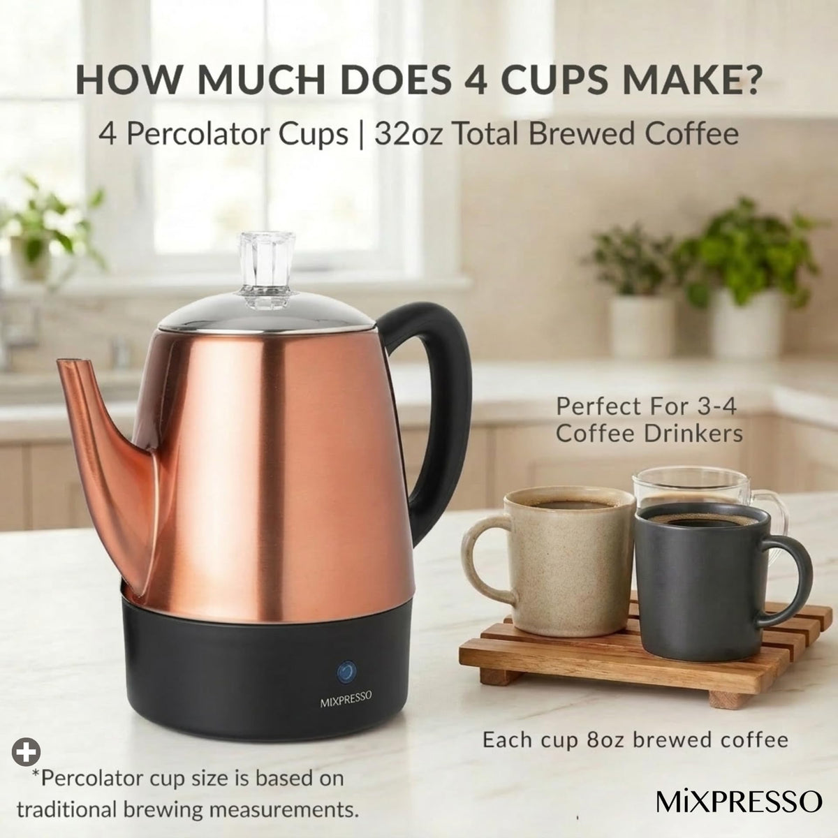 Mixpresso removable filter basket simplifies cleaning and refilling.