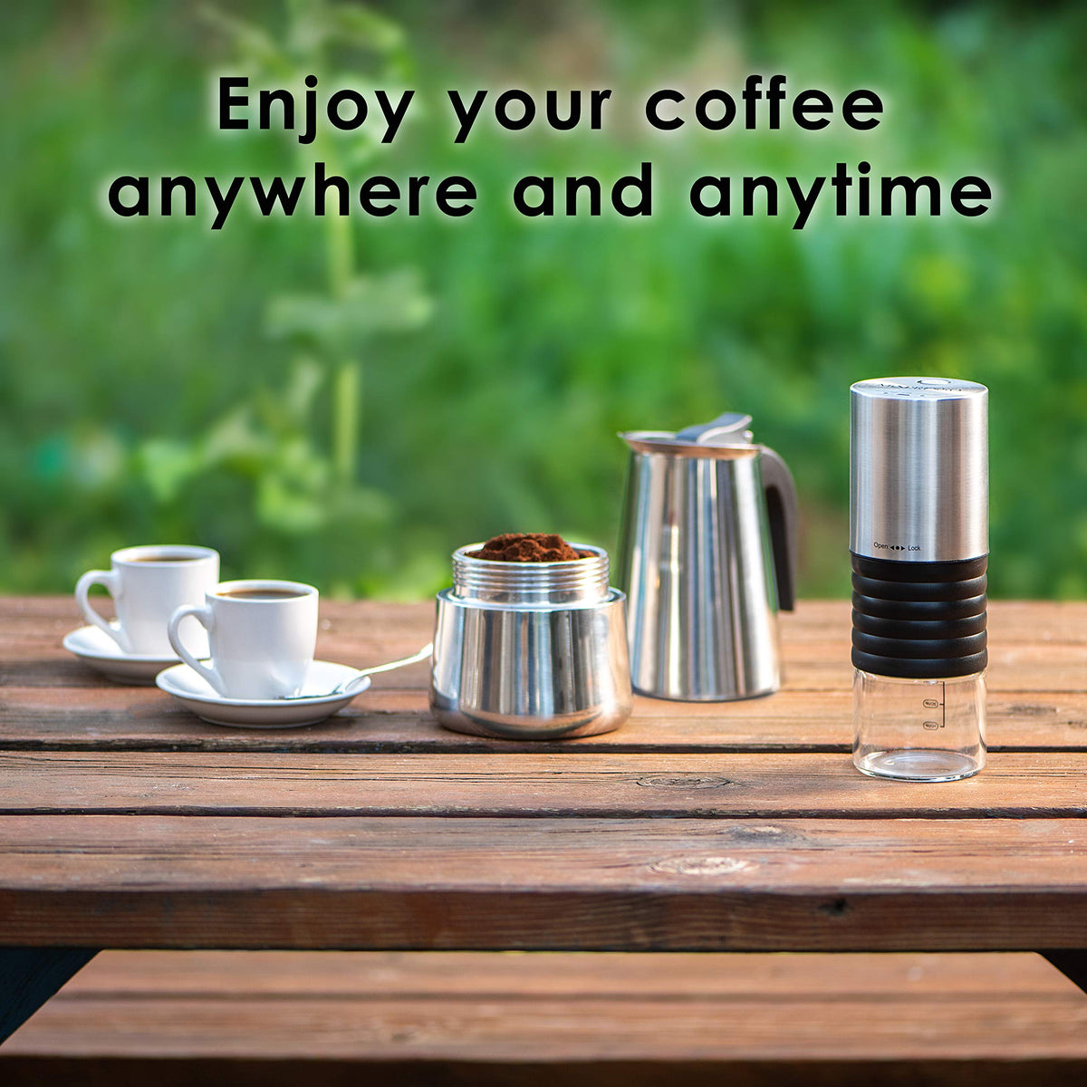 Mixpresso stove compatibility with gas, electric, and ceramic surfaces.