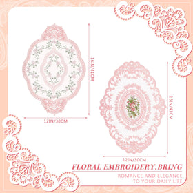 Mixweer vintage crochet doily placemat adds classic charm to gatherings.