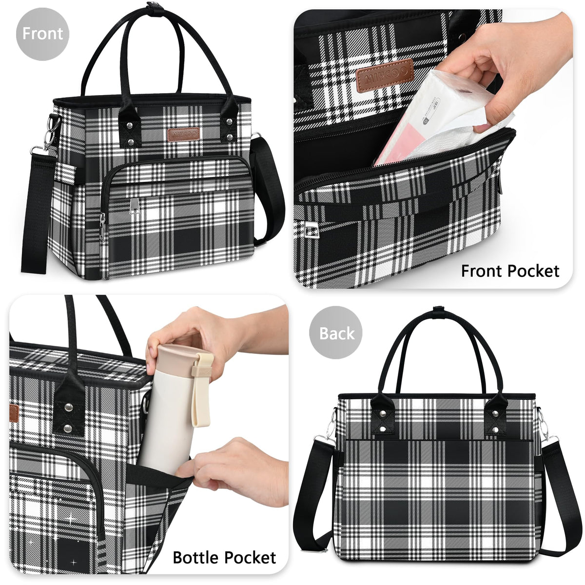 MIYCOO leakproof EVA liner prevents spills and eases cleaning