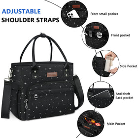 MIYCOO Starry Sky bag ready for daily commuting lunches.