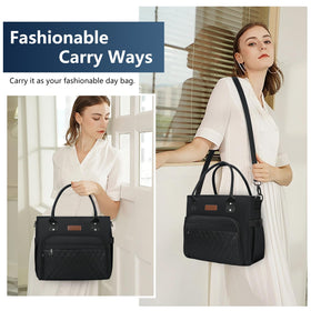 MIYCOO lunch bag adjustable shoulder strap enables hands-free carrying.