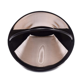MJULY Washable stainless-steel filter, easy-clean mesh for repeated use.