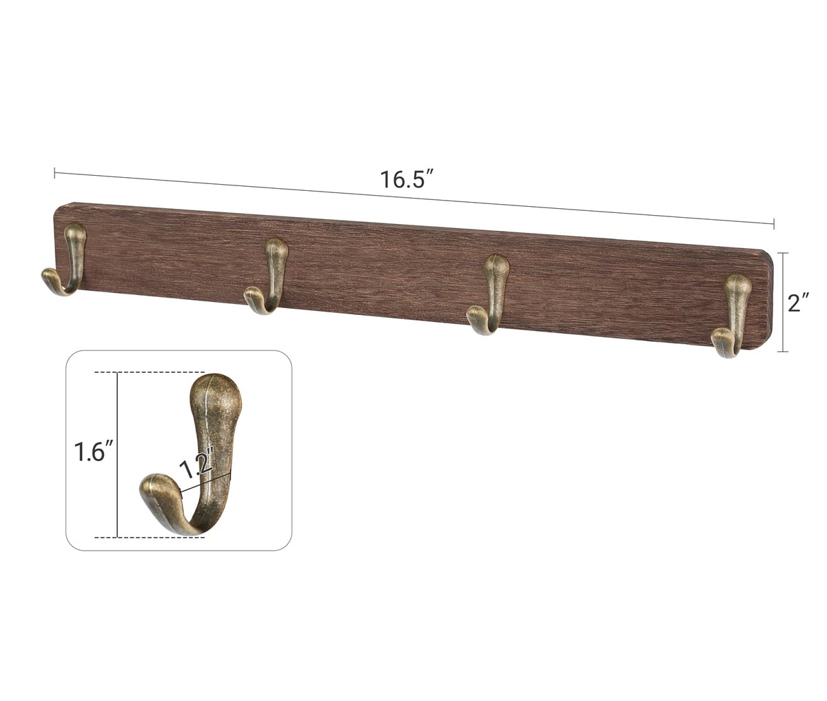 Mkono easy-install wall mount with concealed screws