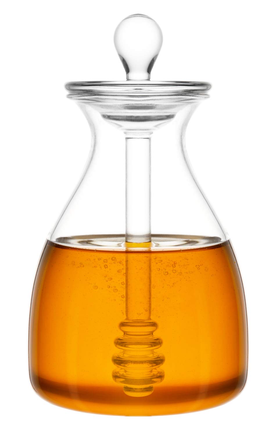 Mkono honey pot with dipper for tidy honey serving