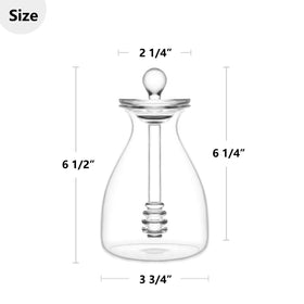 Mkono 14 oz honey container ready for tea and desserts