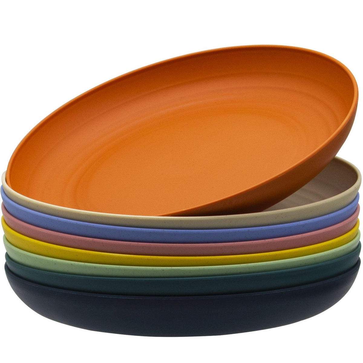 MKYHBOO deep dinner plate 10in—unbreakable, ideal for outdoor meals
