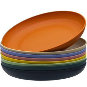 MKYHBOO deep dinner plate 10in—unbreakable, ideal for outdoor meals
