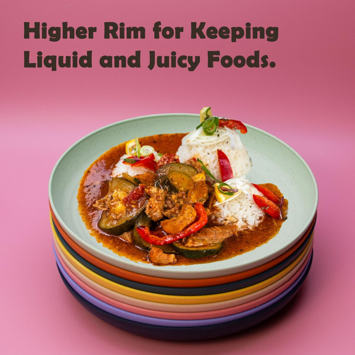 MKYHBOO outdoor-ready plate for picnics and camping