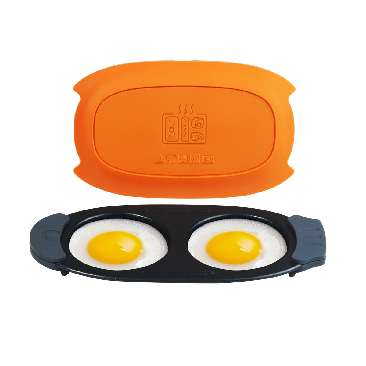 MKYSAIL quick-heat egg cooker dual chambers for fast breakfast prep