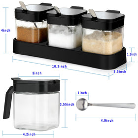 Gift-ready Mlici condiment jar set ideal for housewarmings and gatherings.