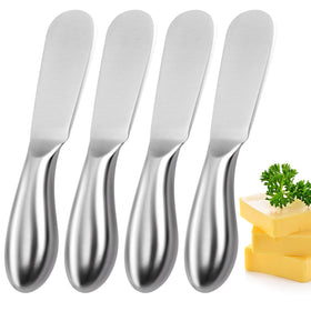 Mlurcu butter knives 4-piece set ready for smooth butter spreading