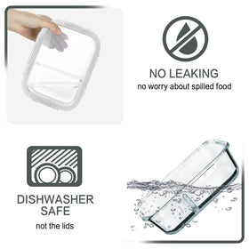 M MCIRCO airtight lid with silicone seal prevents leaks during transport