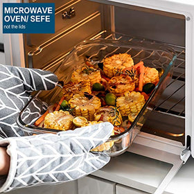M MCIRCO bakeware lids non-slip for stackable storage.