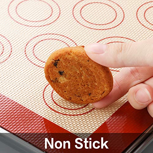 M MCIRCO silicone mats tolerate high heat and cleanups are quick.