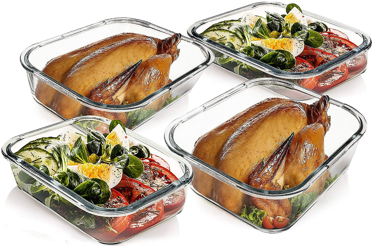 M MCIRCO container ready for microwave, oven, freezer, and dishwasher usage.