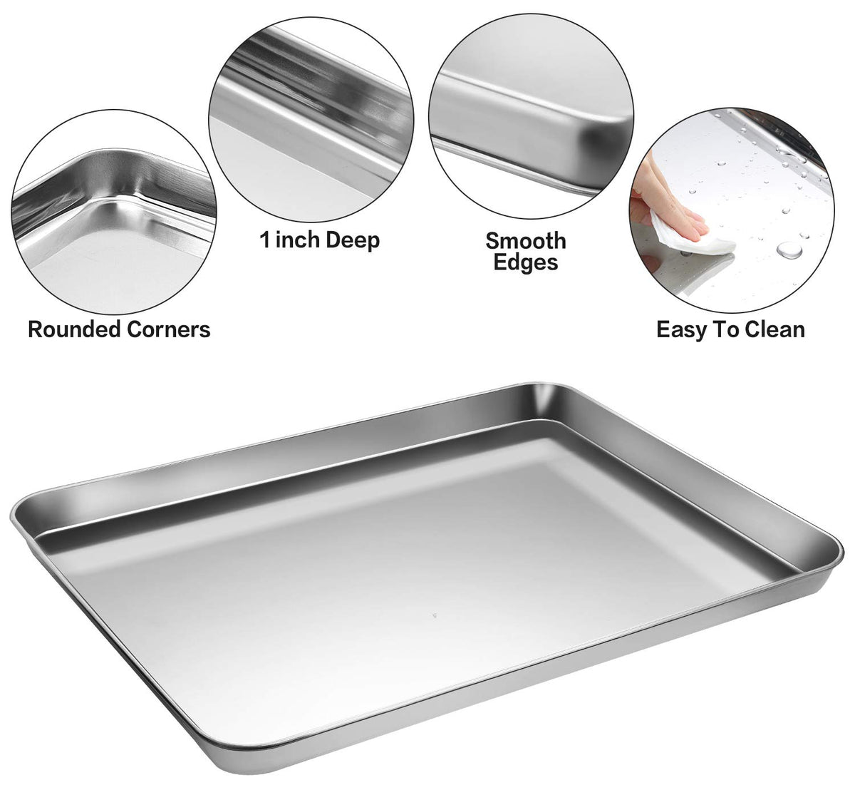 M MCIRCO silicone baking mats prevent sticking and simplify cleanup.