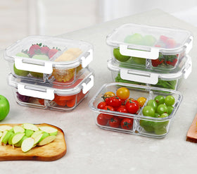 M MCIRCO stackable design helps save refrigerator and cabinet space