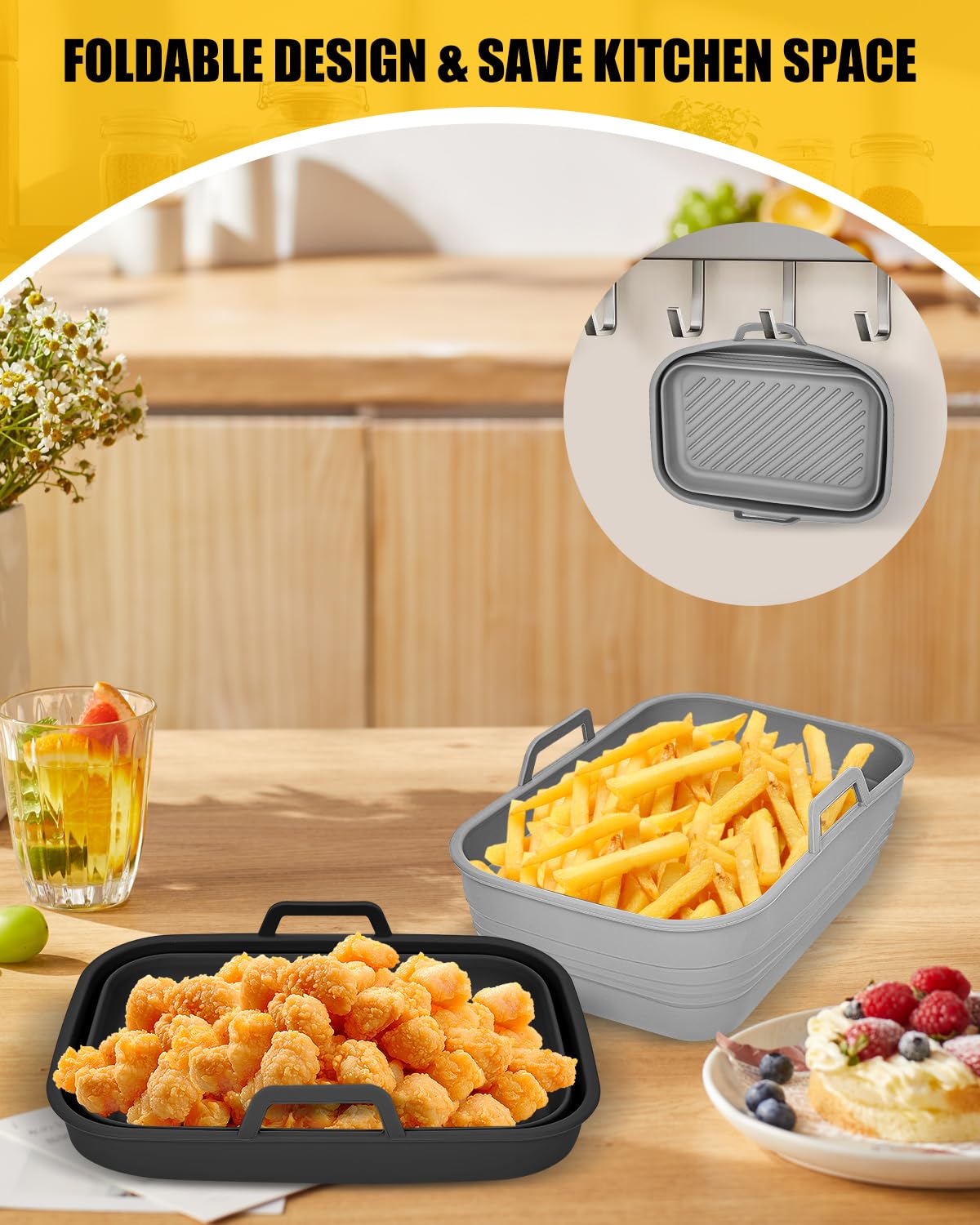 MMH foldable design saves space for Bella 4Qt Slim.